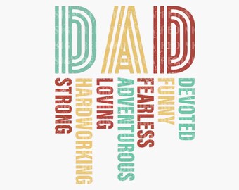 Dad PNG, Father's Day PNG, Gifts For Men, Best Dad Ever Png, Dad Sublimation Design, Dad Shirt Design, Happy Father's Day, Instant Download