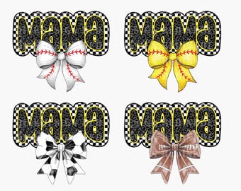 Bundle Sport Coquette Mama PNG, Baseball Mom Png, Soccer Mama Png, Softball Mama, Baseball Coquette Bow Png, Coquette Bow Sports Png