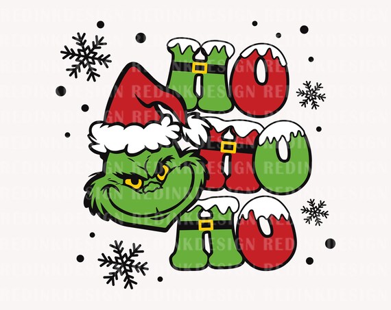 Ho Ho Ho Christmas Svg,Cartoon Svg, Christmas Svg, Gift SVg