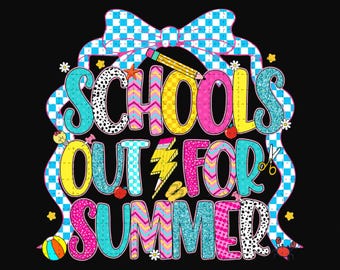 Escuela terminada para el verano PNG, Agradecimiento al maestro PNG, Último día de clases PNG, Escuela PNG, Verano para niños PNG, Escuela de verano para maestros preppy
