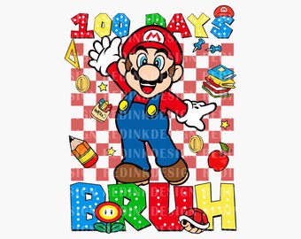 Super 100 Dias Bruh PNG, Menino Menina Desenho Animado Png, Feliz 100 Dias De Escola Png, 100 Dias De Escola Desenho Animado Camisa Png, Escola Png