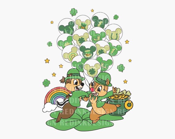 Happy St Patrick Day SVG,  Svg, Lucky Shamrock Svg, Leaf Clover St Patricks Day Svg, Saint Patrick’s Day Svg, Chipmunk Patrick Day Svg