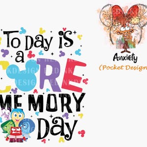 May include: A colourful graphic design with the text "Today is a CORE MEMORY Day" surrounded by Mickey Mouse ears and stars. The design is perfect for a t-shirt or other apparel.