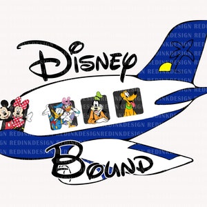 Gebundene Reise Png, Maus und Freunde Png, Familienurlaub Png, magisches Königreich Png, Familienurlaub Shirt, Png-Dateien für Cricut Sublimation