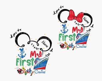 Bundle My First Cruise Trip SVG, Family Trip Svg, Family Vacation Svg, Magical Kingdom Svg, Family Cruise Shirt Design, Digital Download