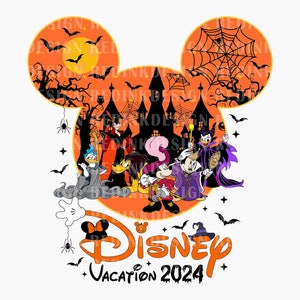 Halloween Mouse And Friends PNG, Halloween Png, Halloween Skeleton Png, Spooky Season Png, Trick Or Treat Png, Trendy Halloween Shirt Design