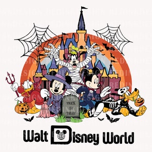 Halloween Mouse And Friends SVG, Halloween Svg, Spooky Svg, Trick Or Treat Svg, Bat Svg, Halloween Masquerade Svg, Spooky Svg Cut File