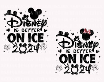 Bundle Mouse Is Better On Ice 2024 Svg, Family Vacation Svg, Family Trip Svg, Magical Kingdom Svg, Fabulous Trip Svg, Vacay Mode Svg