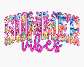 Summer Floral PNG, Hello Summer Png, Summer Vibes Png, Beach Png, Retro Summer Png, Summer Checkered Png, Summer Brushstroke Png