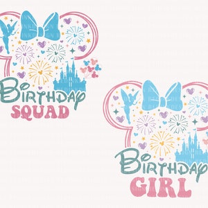Bundle Birthday Svg, Birthday Girl Svg, Magical Birthday Svg, Birthday Shirt Svg, Mouse Birthday Svg, Birthday Party Svg, Birthday Trip Svg