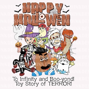 Happy Halloween PNG, Halloween Toyy Storyy Png, Retro Halloween Png, Spooky Season Png, Trick Or Treat Png, Halloween Costume, Halloween Png
