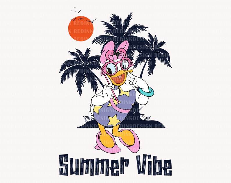 Summer Vibe Svg, Family Trip Svg, Cute Duck Svg, Summer Trip Svg, Magical Kingdom Svg, Colorful Vacay Mode Svg, Family Trip Shirt Svg image 1