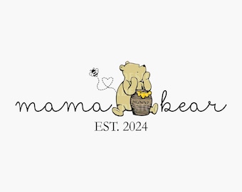 Retro Mama Bear SVG, Mother's Day Svg, Mom Life Svg, Mother Day Gift, Mom Sublimation, Mama Shirt Design, Family Vacation, Digital Download