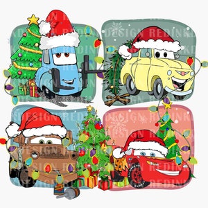 Christmas Cars PNG, Merry Christmas Png, Magical Christmas Cars Png, Xmas Holiday Png, Santa Hat Png, Christmas Season Png, Digital Download