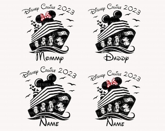 Bundle Cruise Trip 2023 Svg, Family Cruise Svg, Magical Kingdom Svg, Cruise Ship Svg, Vacay Mode Svg, Family Trip Shirt, Custom Name Svg