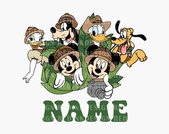 Personalized Animal Kingdom PNG, Mouse And Friends Trip Png, Animal Kingdom Shirt, Family Vacation Png, Family Trip Png, Safari Mode Png