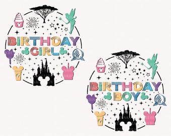 Cumpleaños Chica Svg, Cumpleaños Niño Svg, Cumpleaños Mágico Svg, Camisa De Cumpleaños Svg, Castillo Mágico Svg, Fiesta De Cumpleaños Svg, Viaje De Cumpleaños Svg