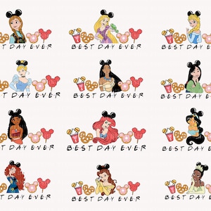Bundle Best Day Ever Svg, Princess Svg, Family Vacation Svg, Family Trip Svg, Vacay Mode Svg, Magical Kingdom Svg, Family Matching Shirt Svg