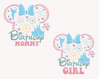 Bundle Birthday Svg, Birthday Girl Svg, Magical Birthday Svg, Birthday Shirt Svg, Mouse Birthday Svg, Birthday Party Svg, Birthday Trip Svg