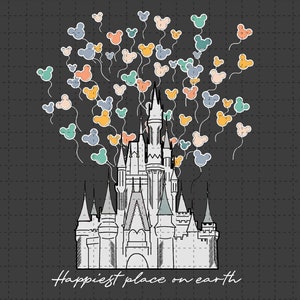 Happiest Place On Earth PNG, Magical Castle Png, Family Vacation Png, Vacay Mode Png, Magical Kingdom Png, Family Shirt, Digital Download