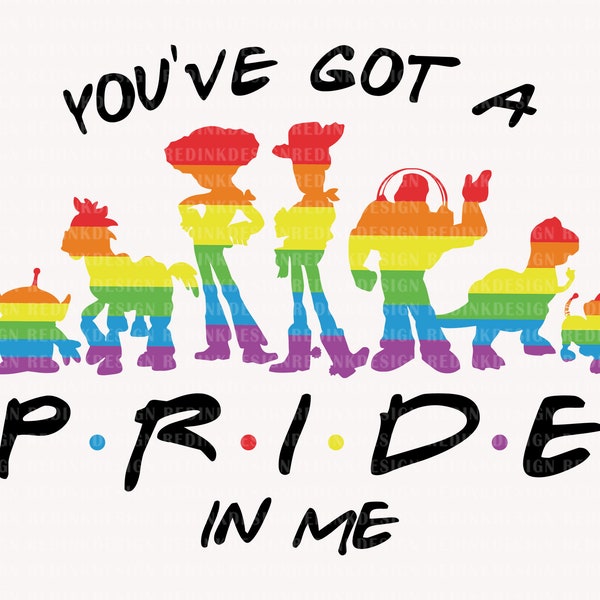 You've Got A Pride In Me Svg, LGBT Pride Svg, Rainbow Flag Svg, Equality Svg, Support LGBT Rights, LGBT Community Svg, Cut Files for Cricut