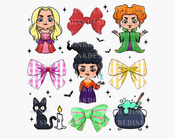 Halloween Witch PNG, Retro Halloween Png, Halloween Coquette Png, Spooky Season Png, Trick Or Treat Png, Happy Halloween Png, Witchy Png