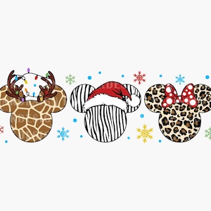 Frohe Weihnachten SVG, Weihnachten Maus SVG, Weihnachten Squad SVG, Xmas Urlaub SVG, Tierreich SVG, Familienurlaub SVG, digitaler Download