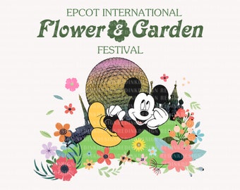 International Festival Png, Magic Blossom Png, Cute Mouse Png, Flower and Garden Festival Png, Magic Kingdom Png, Family Vacation Shirt Png