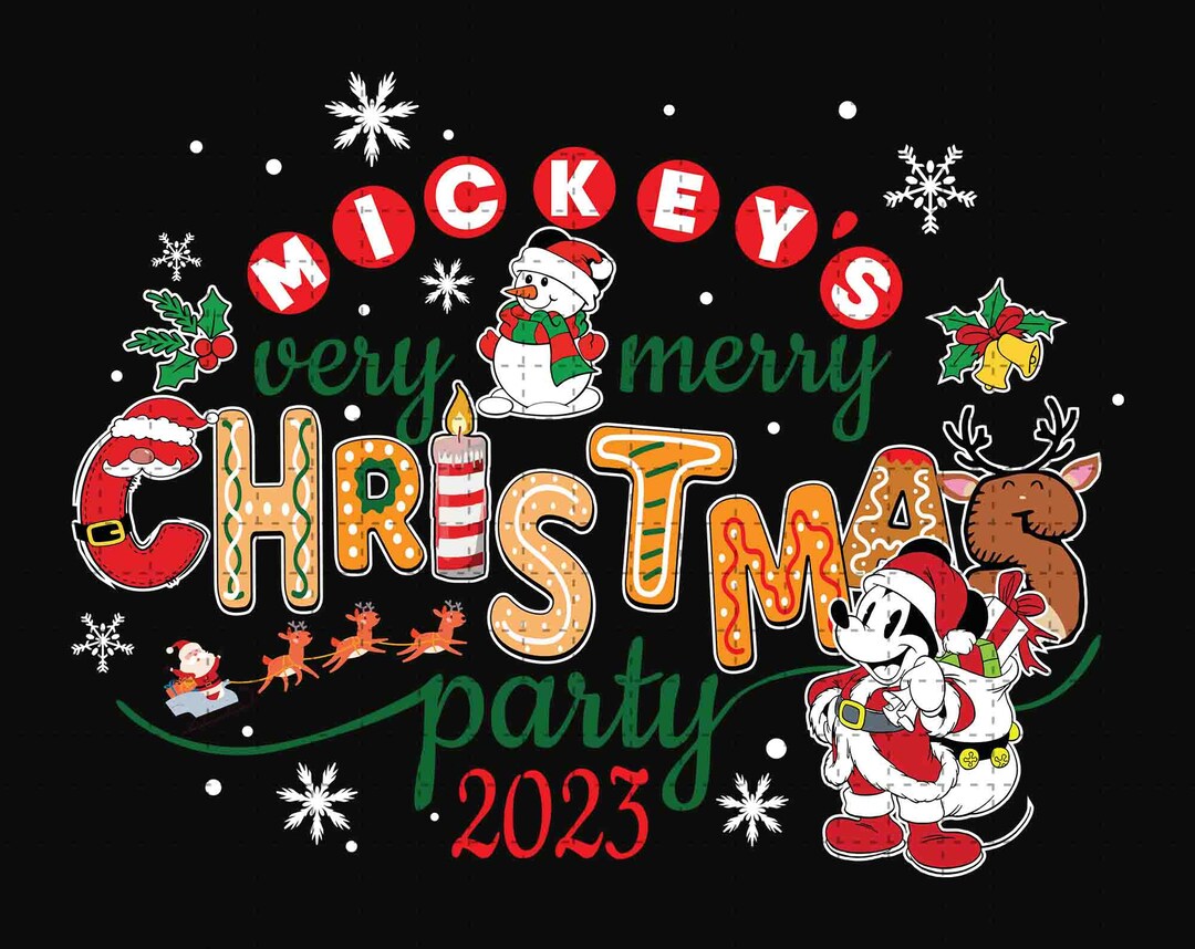 Very Merry Christmas Party 2023 PNG, Merry Christmas Png, Christmas Gingerbread Png, Xmas