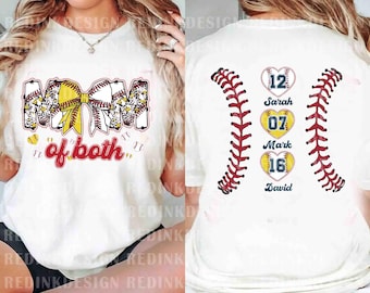 Baseball Coquette PNG, Custom Name And Number Png, Mother's Day Png, Baseball Bow, Game Day Png, Cute Baseball Png, Best Gift For Mom Png