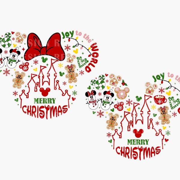 Merry Christmas SVG, Christmas Mouse Svg, Christmas Squad Svg, Xmas Holiday Svg, Christmas Sublimation For Shirt, Digital Download