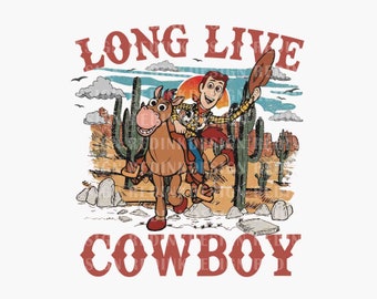 Retro Long Live Cowboy Png, Cowboy Png, Western Cowboy Png, The Wild West Png, Family Vacation Png, Family Vacation Png, Family Trip Png