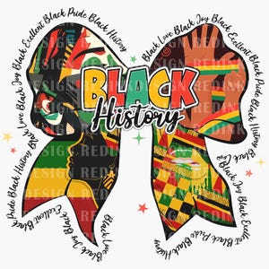 Black History Month PNG, Black Pride Coquette Png, Black the Prime Element, Black Periodic Table, African American, Honoring the Past Png