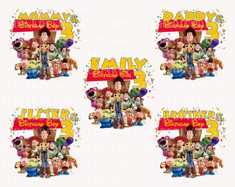 Bundle Birthday Boy Png, Birthday Png, It's My Birthday Png, Family Matching Shirt Png, Birthday Sublimation Design, Custom Name Png