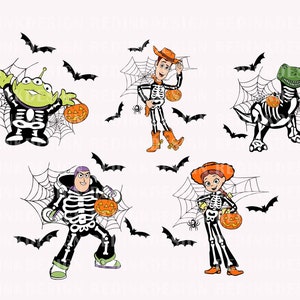 Halloween Charactor Bundle SVG, Halloween Svg, Halloween Masquerade Svg, Trick Or Treat Svg, Skeleton Svg, Spooky Svg, Instant Download