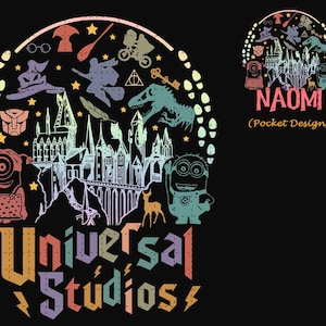 Universal Studio 2025 png, familie-uitje png, Universal Studios Trip png, Universal 2025 png, sublimatieontwerp, digitale download