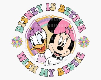 Besties PNG, Friendship Png, Friend Trip Png, Vacay Mode Png, Friend Vacation Png, Magical Kingdom Png, Friends Trip Shirt, Digital Download