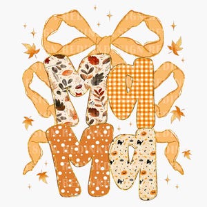 Coquette Pumpkin Mama PNG, Autumn Pumpkin Mom Png, Autumn Pumpkin, Fall Mama Png, Autumn Fall Design, Pumpkin Bow Png