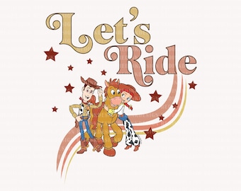 Vamos a montar Svg, Cowboy Svg, Family Trip Svg, Magical Kingdom Svg, Vacay Mode Svg, Camisa de vacaciones familiares, Amistad Svg Png Descarga digital