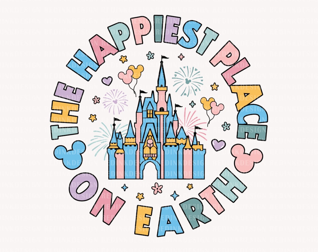 Meet Me At My Magic Place. Happiest Place On Earth. Theme Park Skyline. Florida, Paris, California." Art Print For Sale By Tachadesigns