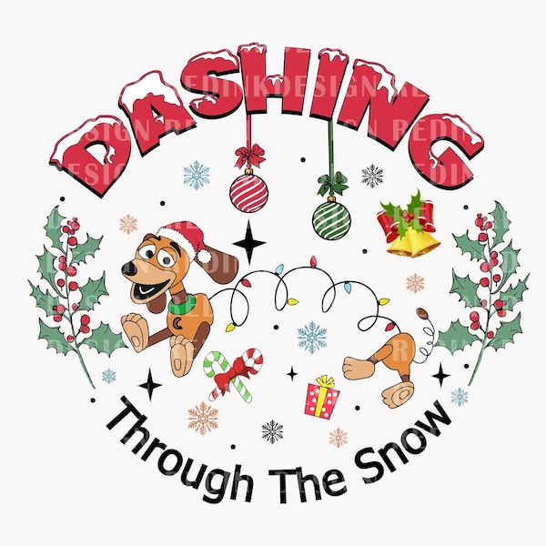 Dashing Through The Snow PNG, Merry Christmas Png, Christmas Dog Png, Santa Costume Png, Holiday Png, Trendy Christmas Png For Shirt