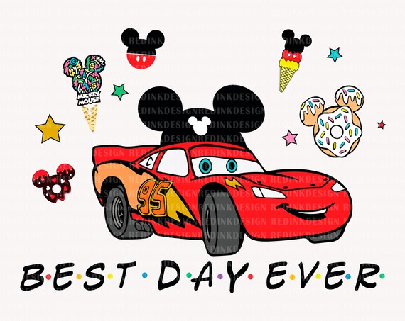 Best Day Ever Png, Mouse Snacks Png, Family Vacation Png, Red Car Png, Magical Kingdom Png, Family Trip Shirt, Car Sublimation Design