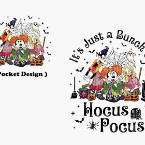 Halloween Witches PNG, Mouse And Friends Png, Witches Png, Happy Halloween Png, Trick Or Treat Png, Halloween Costumes, Sublimation Design