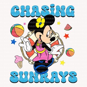 Retro Chasing Sunrays Svg, Summer Vacation Svg, Family Trip Svg, Magical Kingdom Svg, Cute Mouse Svg, Vacay Mode Svg, Family Trip Shirt Svg