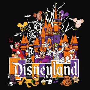 Trick Or Treat PNG, Halloween Castle Png, Halloween Mouse And Friends PNG, Pumpkin Png, Fall Png, Spooky Season Png, Halloween Costume Png
