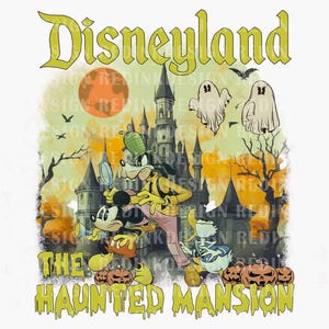 Halloween Mouse And Friends PNG, Halloween Png, Funny Halloween Png, Spooky Season Png, Trick Or Treat Png, Trendy Halloween Shirt Design