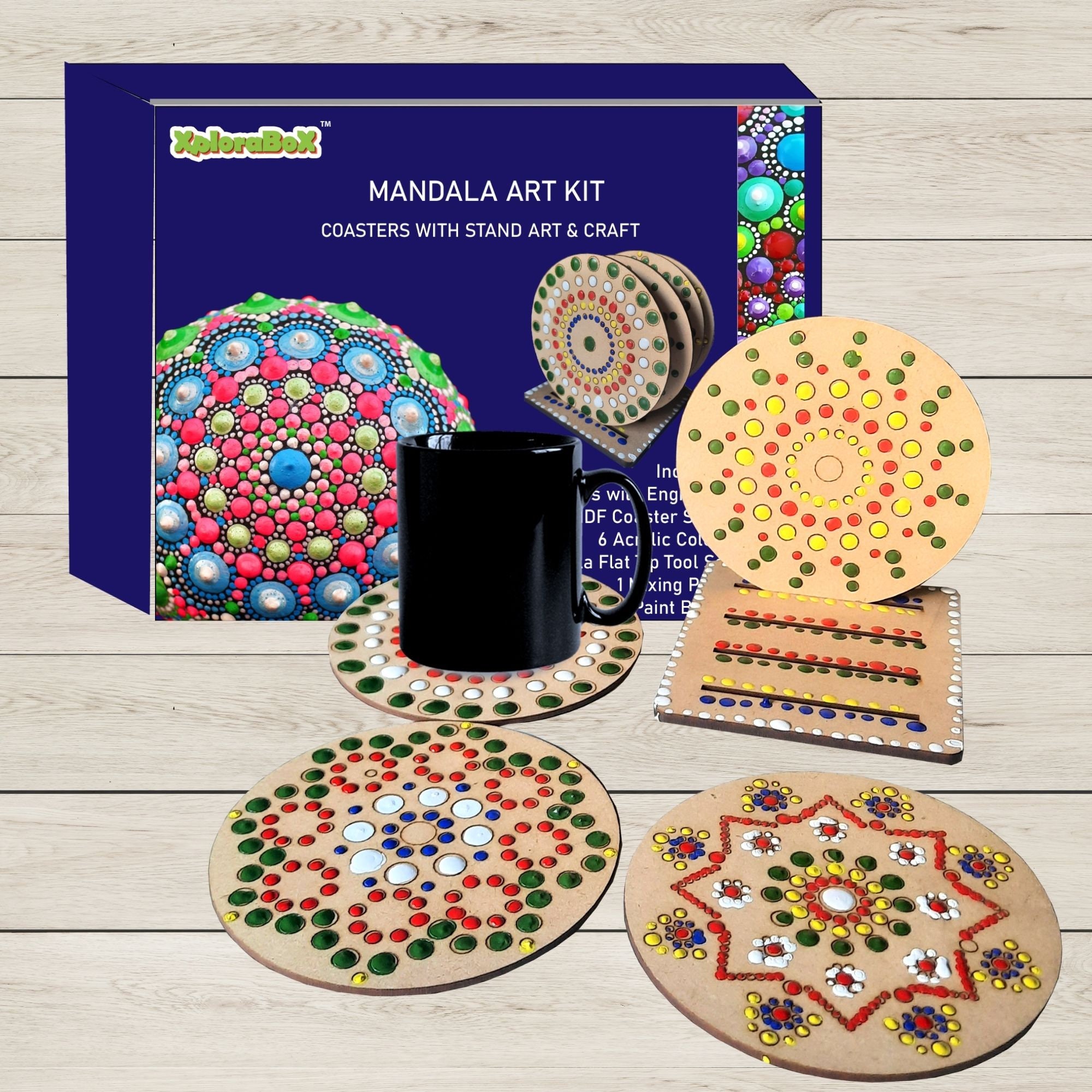 SOLOBOLO Mandala Art Kit Craft Kit Painting Set For Kids- Gifts For Girls Age  10-12,Diy Kit For Kids at Rs 399/piece, DIY Craft Kit in Thane