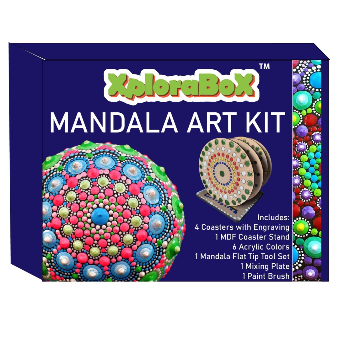 Mandala Art and Craft Kit With Mandala Art Tools Kit Gift for Girls 9