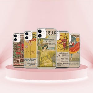 Vintage Newspaper Phone Case Aesthetic Cover fit for iPhone 14 Pro, 13, 12, 11, XR, 8+, 7 & Samsung S21, A50, A51, A53, Huawei P20, P30 Lite