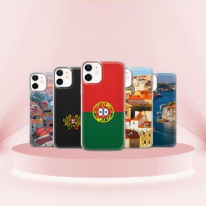 Portugal Phone Case Lisbon Design Cover fit for iPhone 16 Pro, 15, 14, 13, 12, 11, XR, 8+ & Samsung S24, S23, A53, A51, Huawei P40 Lite